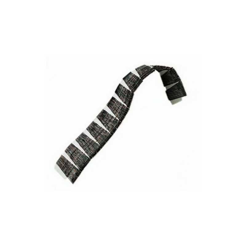 Mollette Ondulate Nere 144 pz