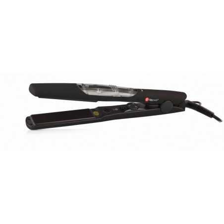 Steam è la piastra stiracapelli della linea Upgrade che utilizza il vapore per garantire la salute dei capelli