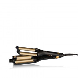 Piastra Onda Professionale Multi Wave in titanio e ceramica tourmaline, colore oro.