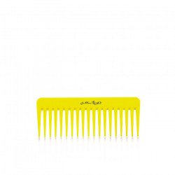 Pettine Rado Lungo Giallo Fluo