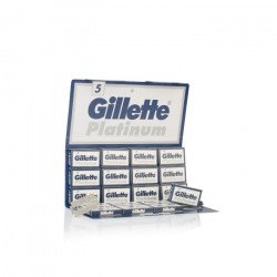 Lame da barba Gillette Platinum in acciaio, confezione da 100 pezzi