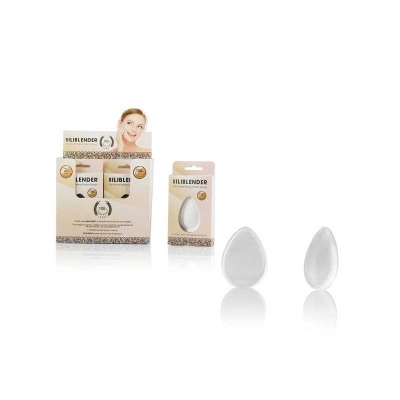 Espositore 12 spugnette silicone make up