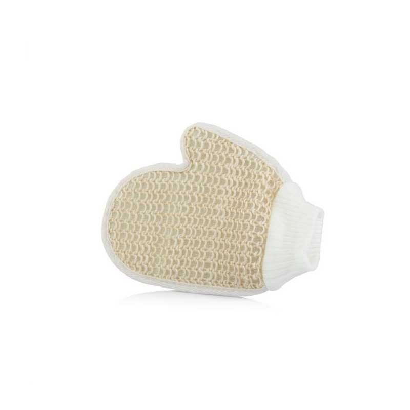 Guanto in sisal e cotone naturale