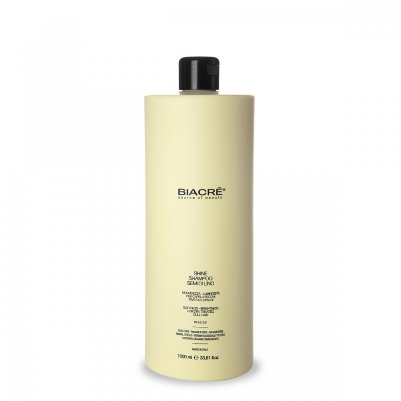 shampoo per tutti i tipi di capelli ai semi di lino