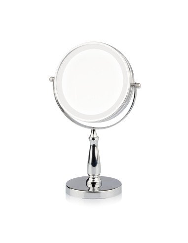Specchio in Metallo con LED a batteria