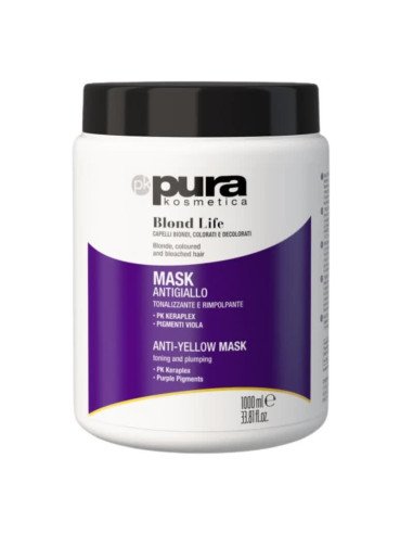 Maschera Antigiallo Blond Life Pura Kosmetica 1000ml