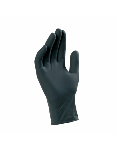 Guanti Monouso Lattice Nero 100pz Guanti Monouso Lattice Nero 100pz