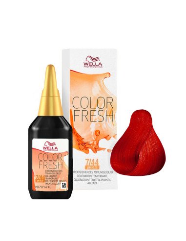 Wella Color Fresh 7/44 Biondo Medio Rame Intenso 75ml