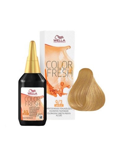 Wella Color Fresh 9/3 Biondo Chiarissimo Dorato 75ml