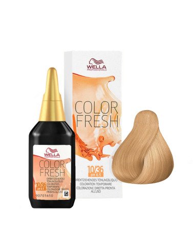 Wella Color Fresh 10/36 Biondo Platino Dorato 75ml