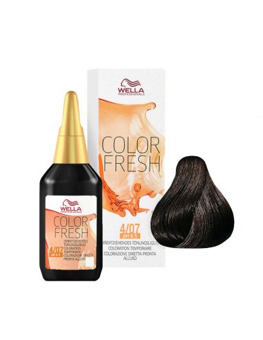 Wella Color Fresh 4/07 Castano Medio Naturale 75ml