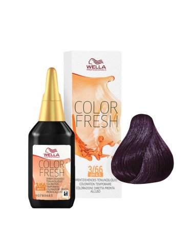 Wella Color Fresh 3/66 Castano Scuro Violetto Intenso 75ml