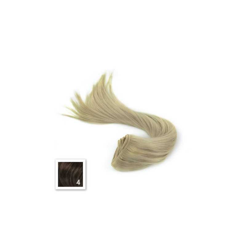 Tessitura Capelli Veri Castano